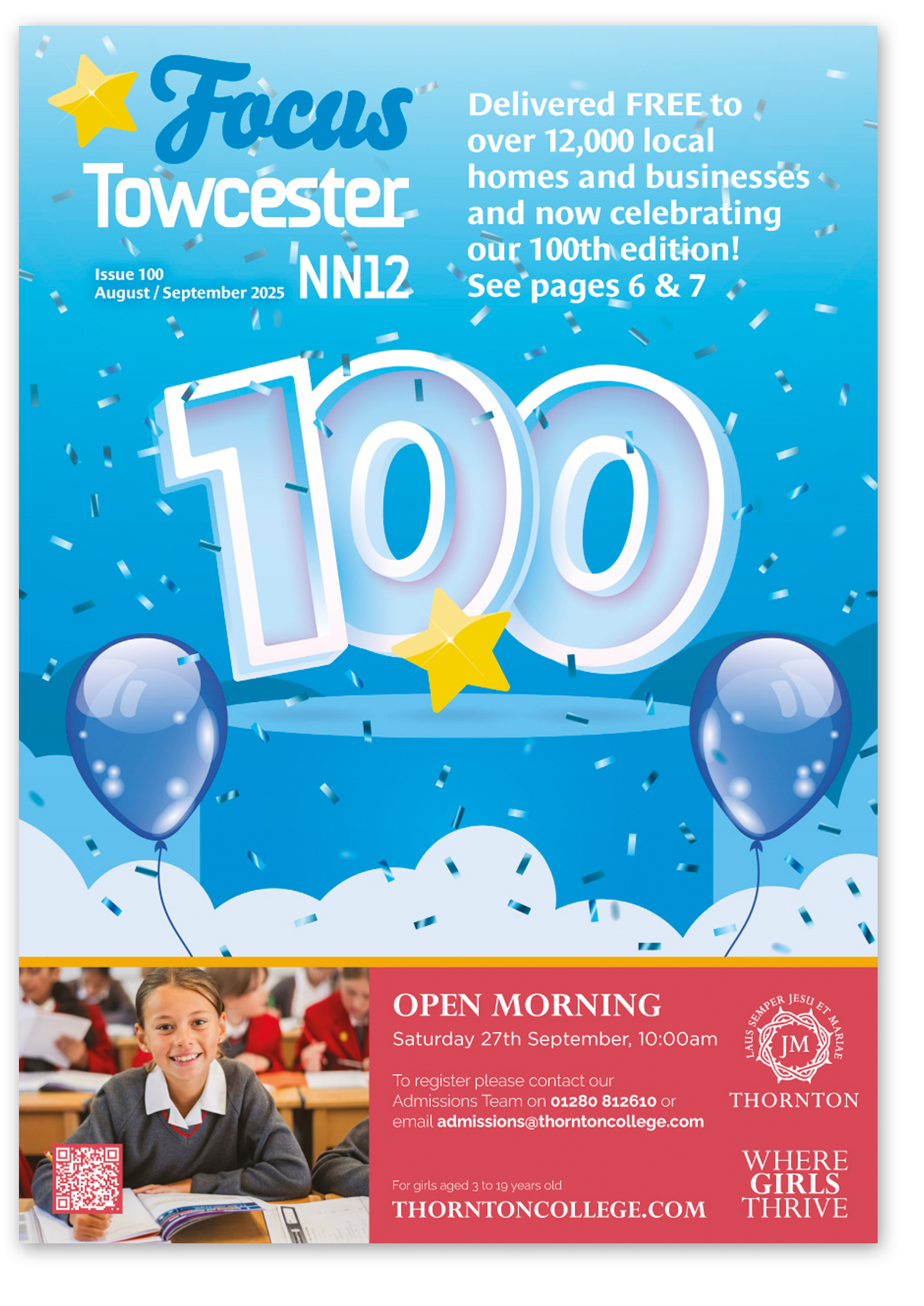 Focus Towcester Aug-Sept 2025 cover with border